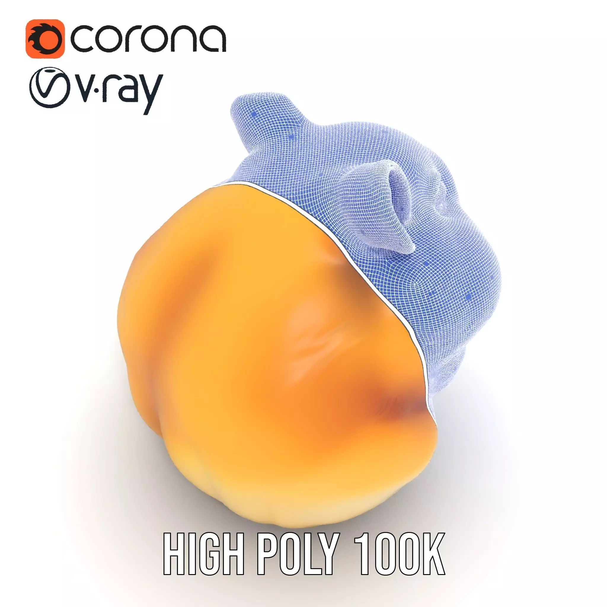 Golden Hamster model pack Low-poly 3D model_33