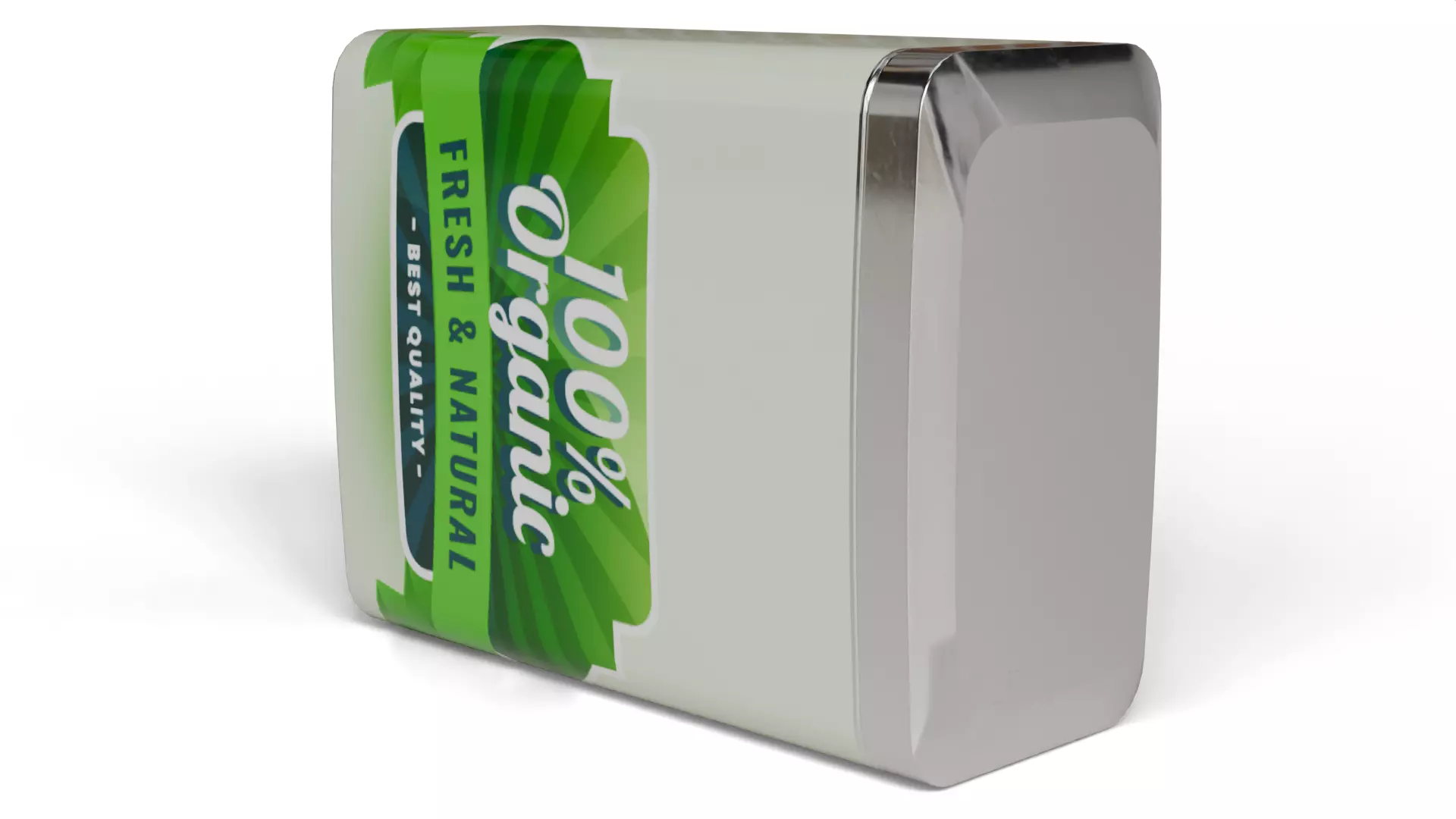 Tin food can 3D model_7