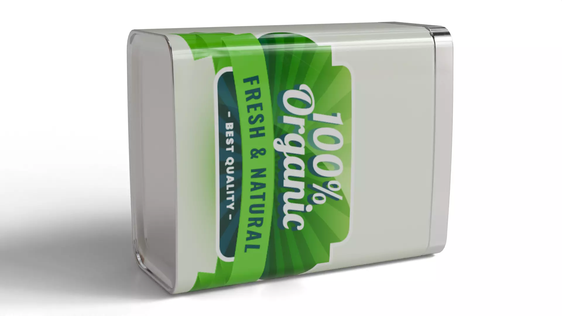 Tin food can 3D model_6