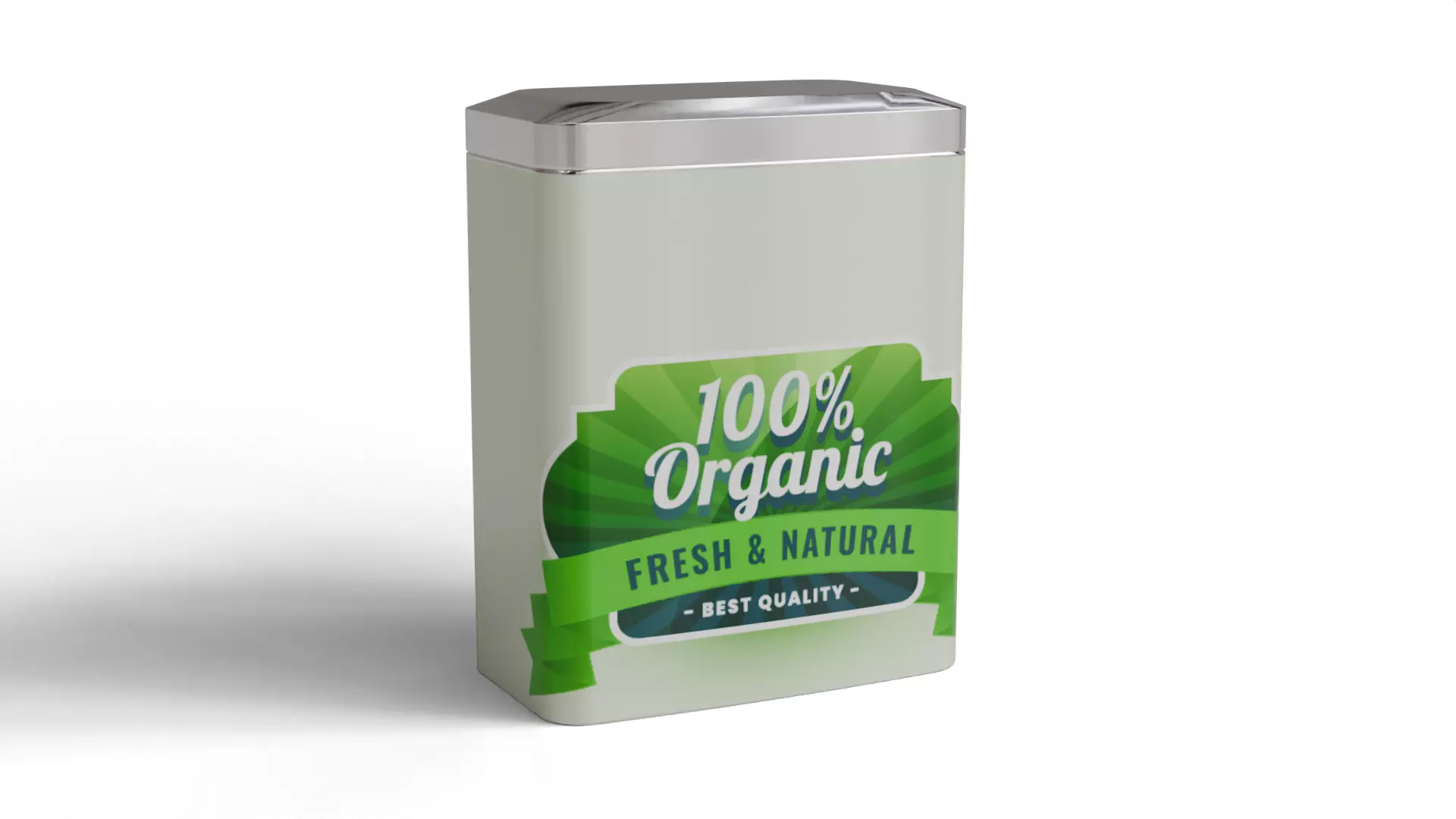 Tin food can 3D model_5