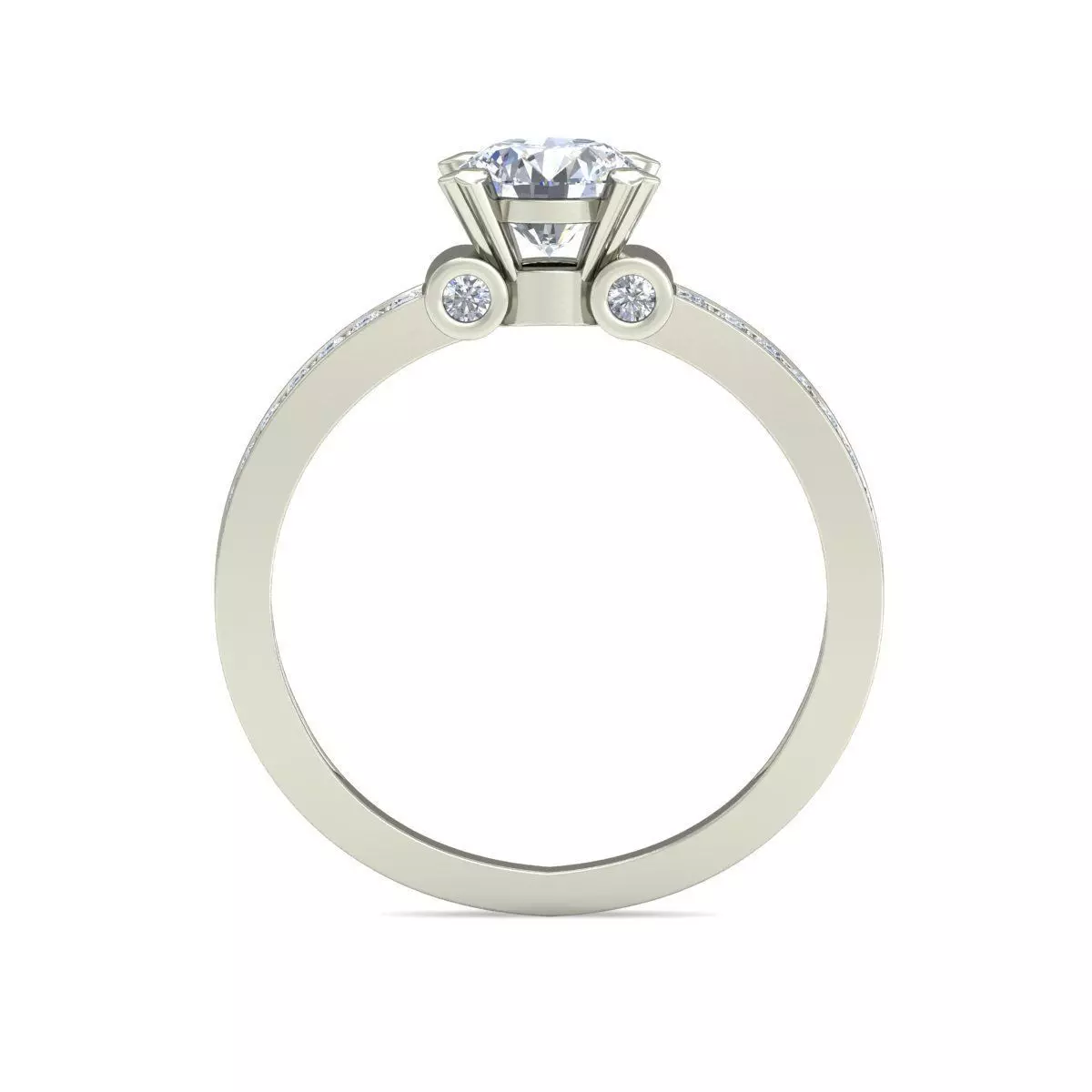 Women Ring  Render 3dm STL OBJ FBX Details 3D print model_1