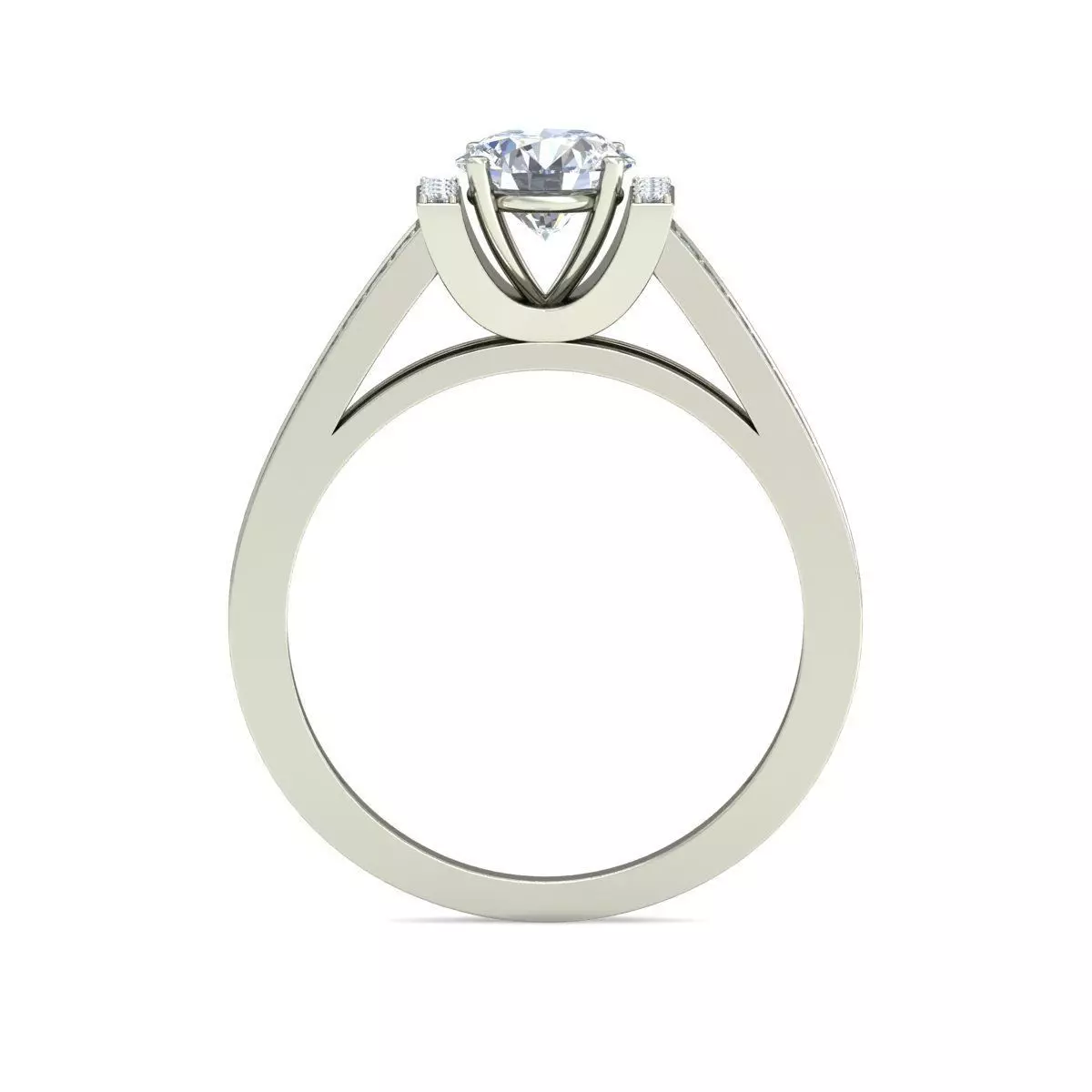 Women Ring  Render 3dm STL OBJ FBX Details 3D print model_1