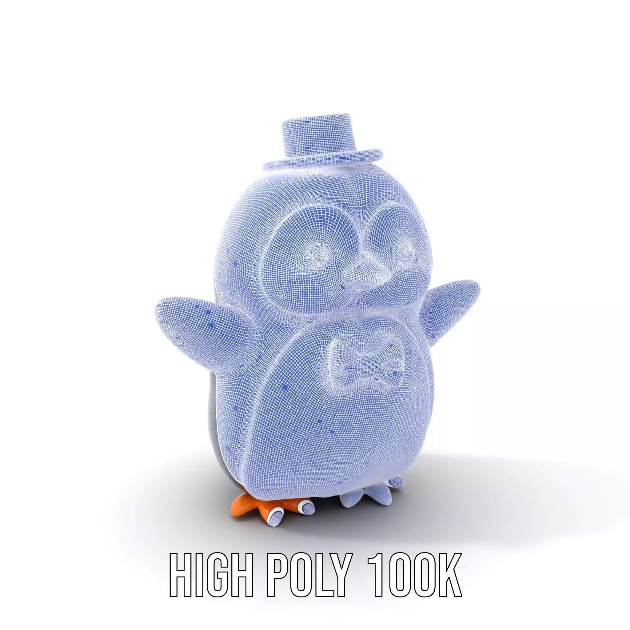 Charming Penguin model pack Low-poly 3D model_4