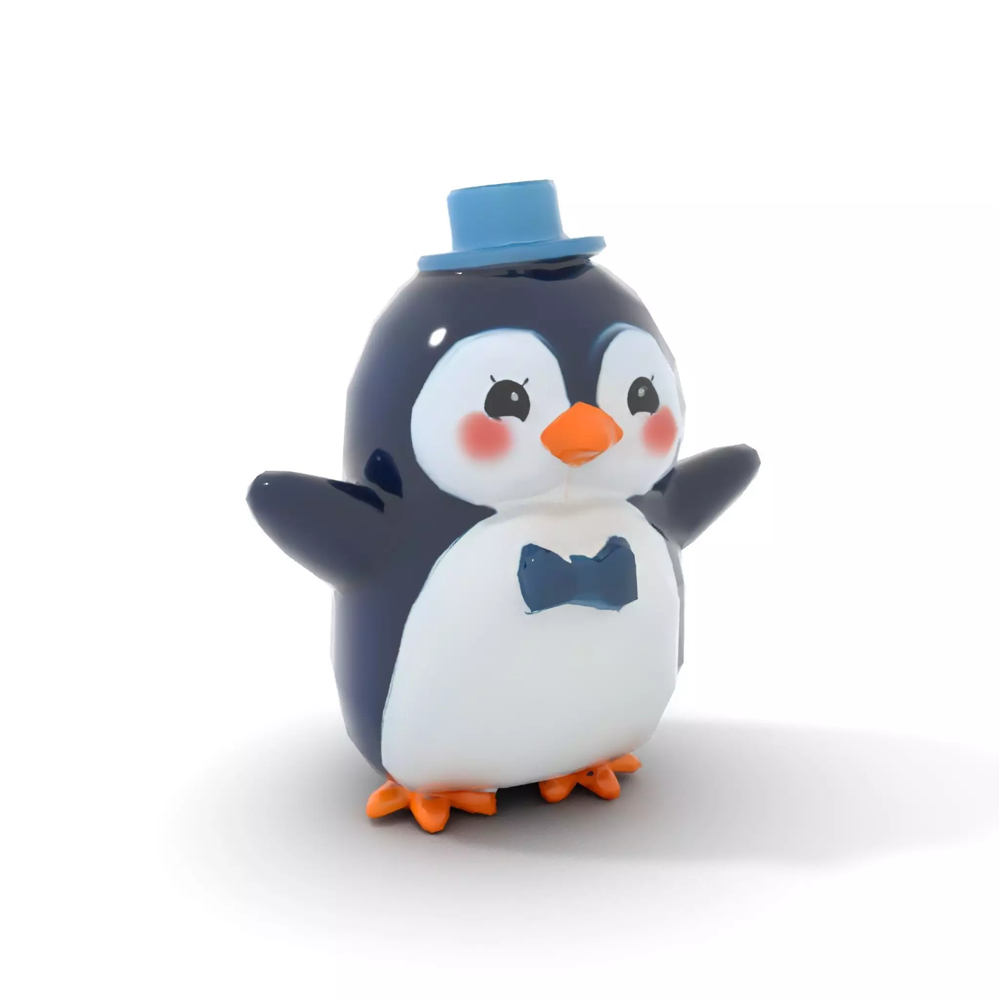 Charming Penguin model pack Low-poly 3D model_12