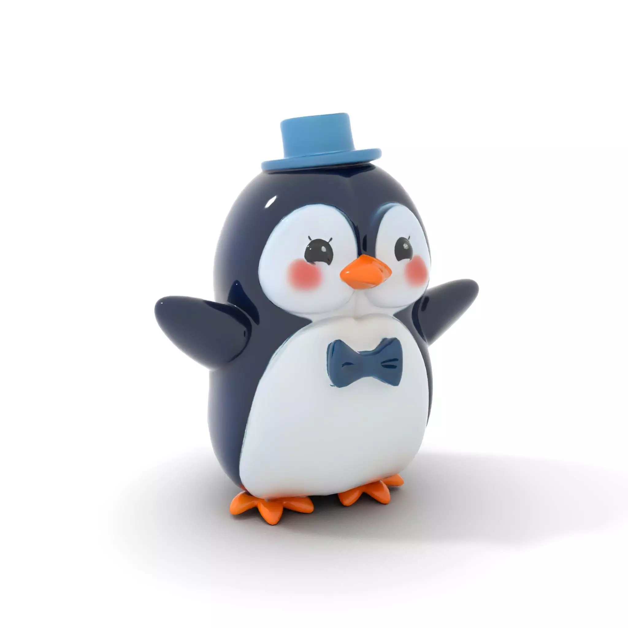 Charming Penguin model pack Low-poly 3D model_6