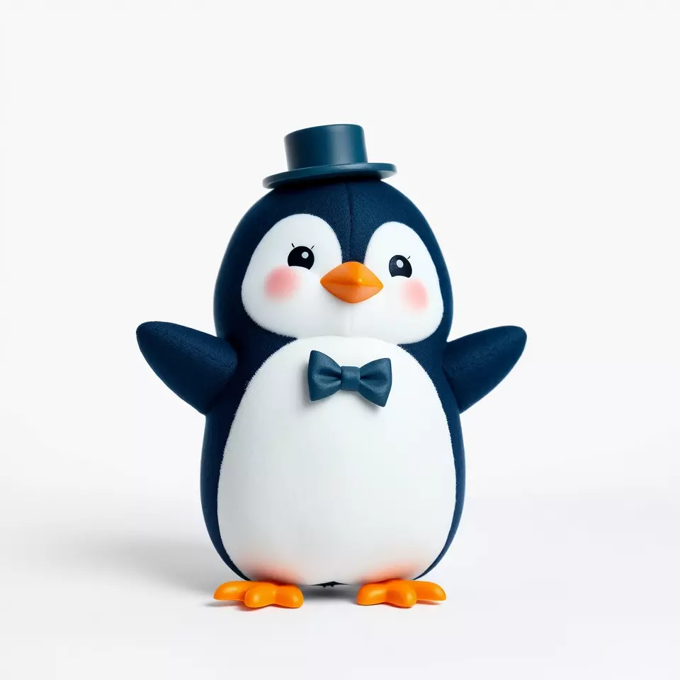 Charming Penguin model pack Low-poly 3D model_2