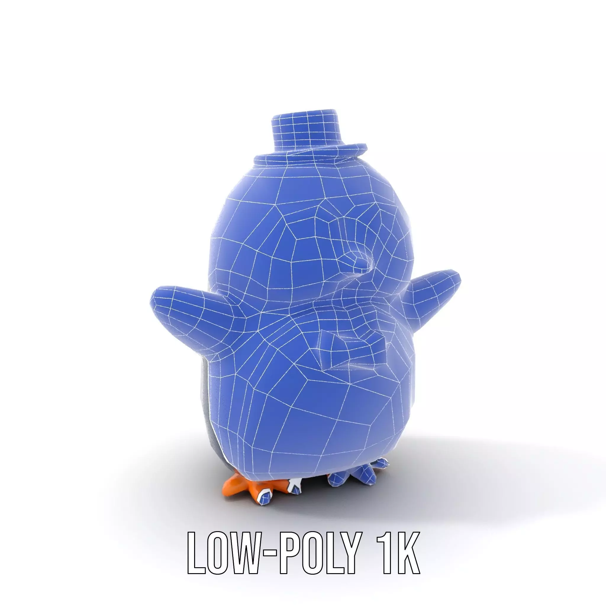 Charming Penguin model pack Low-poly 3D model_22