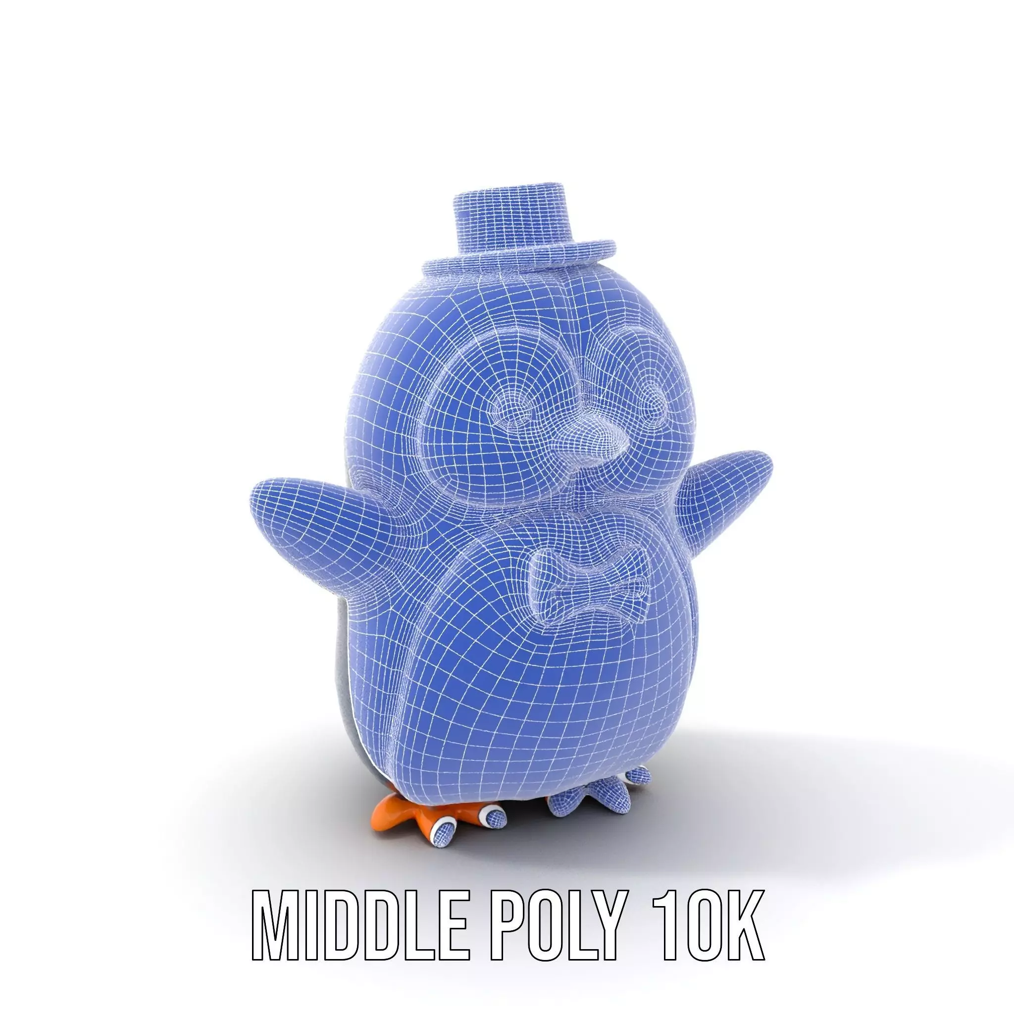 Charming Penguin model pack Low-poly 3D model_11