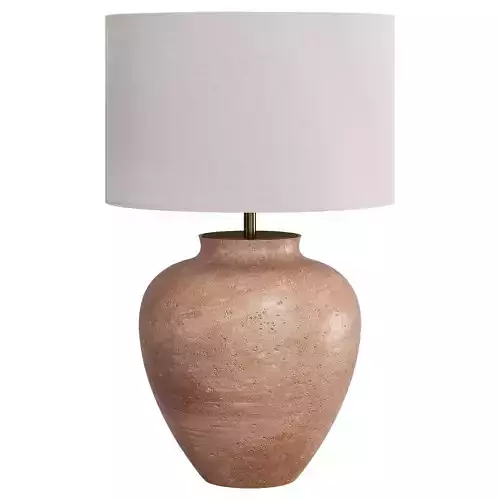 Corfu Table Lamp with Drum Shade by Crate and Barrel
