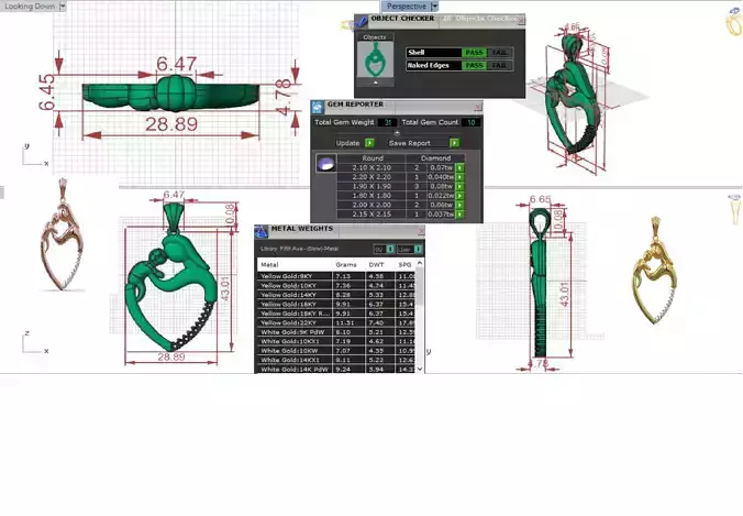 motherly Jewelry stl 3dm Pendant Model jp0340