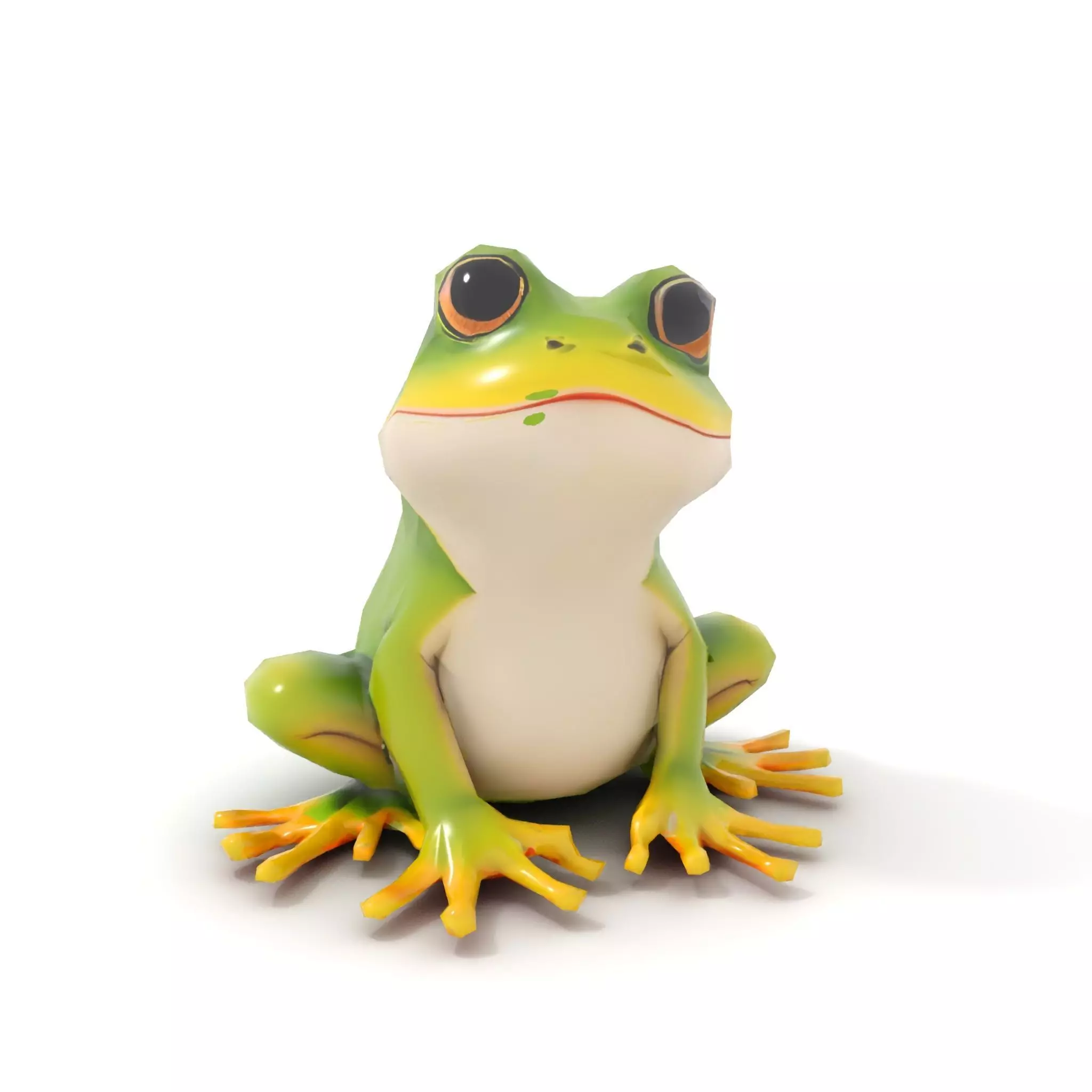 Vibrant Frog Character model pack Low-poly 3D model_14