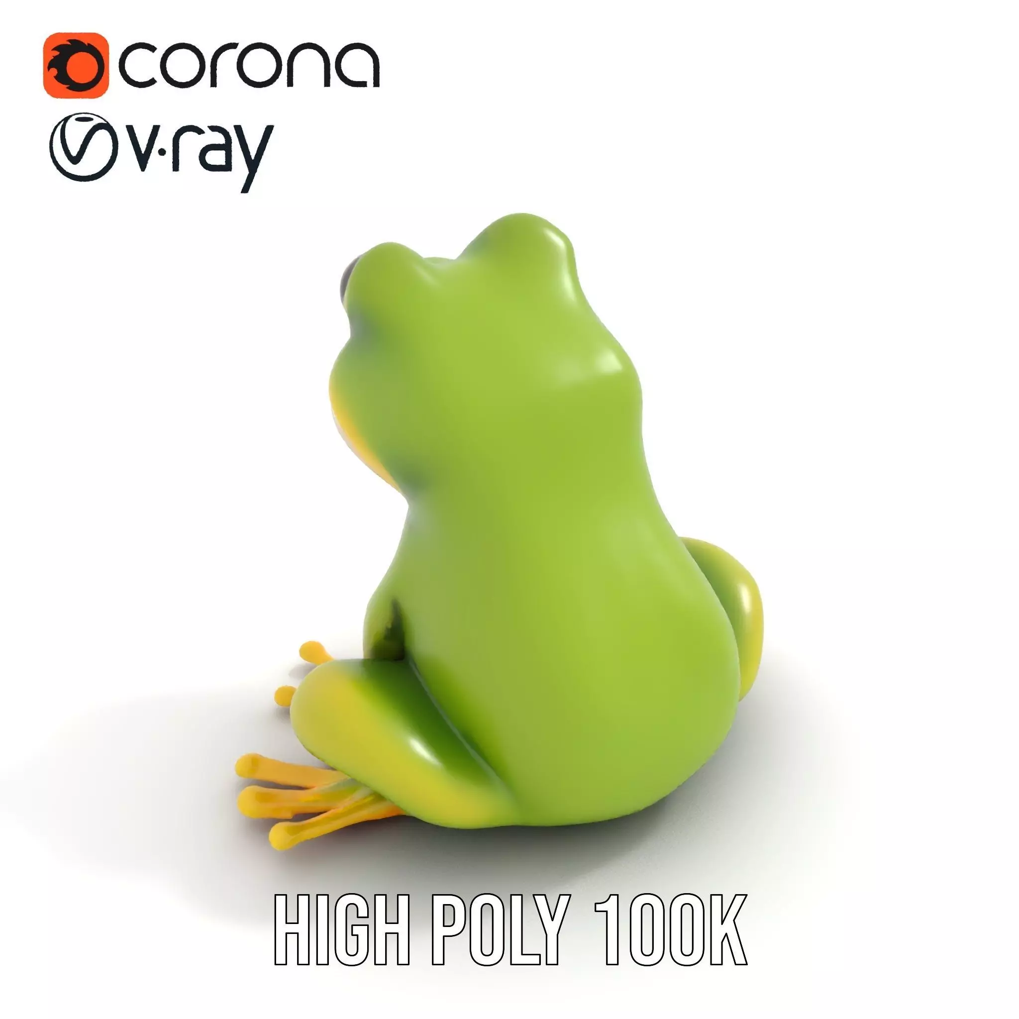 Vibrant Frog Character model pack Low-poly 3D model_17