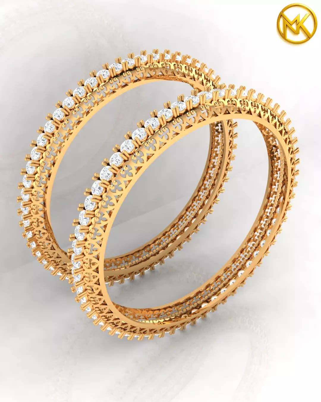 Eternal Grace Bangles 3D print model_12