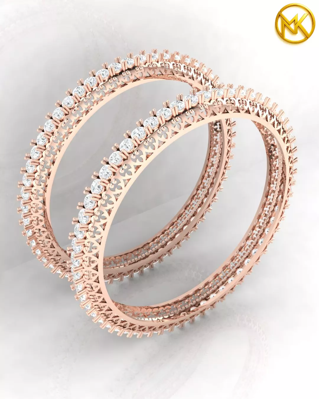 Eternal Grace Bangles 3D print model_9