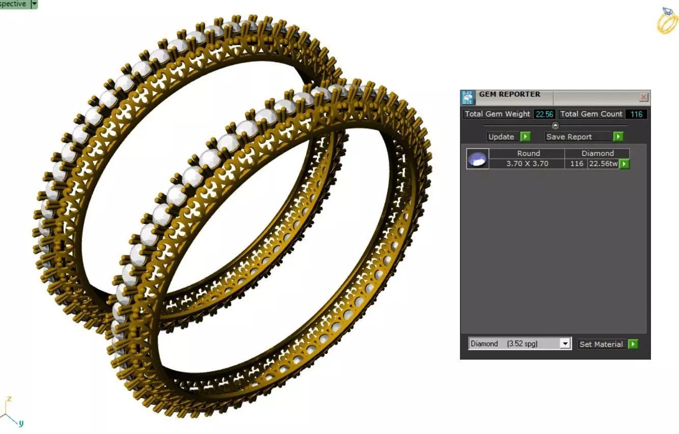 Eternal Grace Bangles 3D print model_4