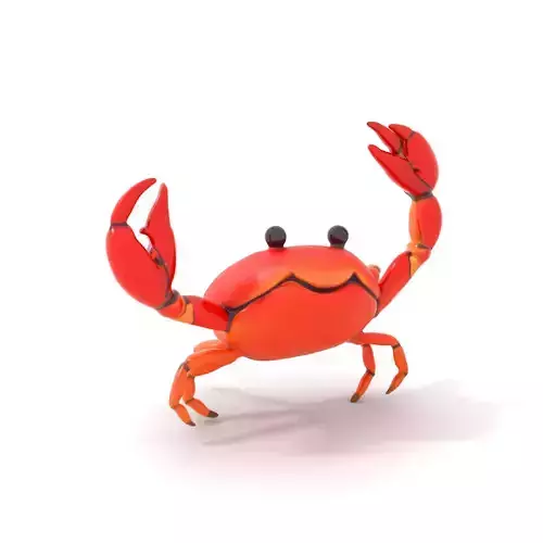 Red Crab Cartoon model pack