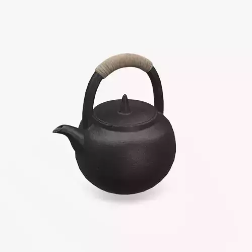 Medieval Teapot Low-poly PBR Low-poly 3D model