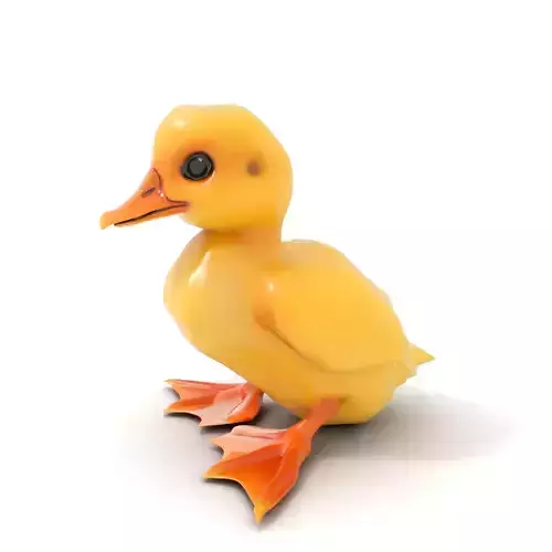 Cute Duckling model pack Low-poly 3D model