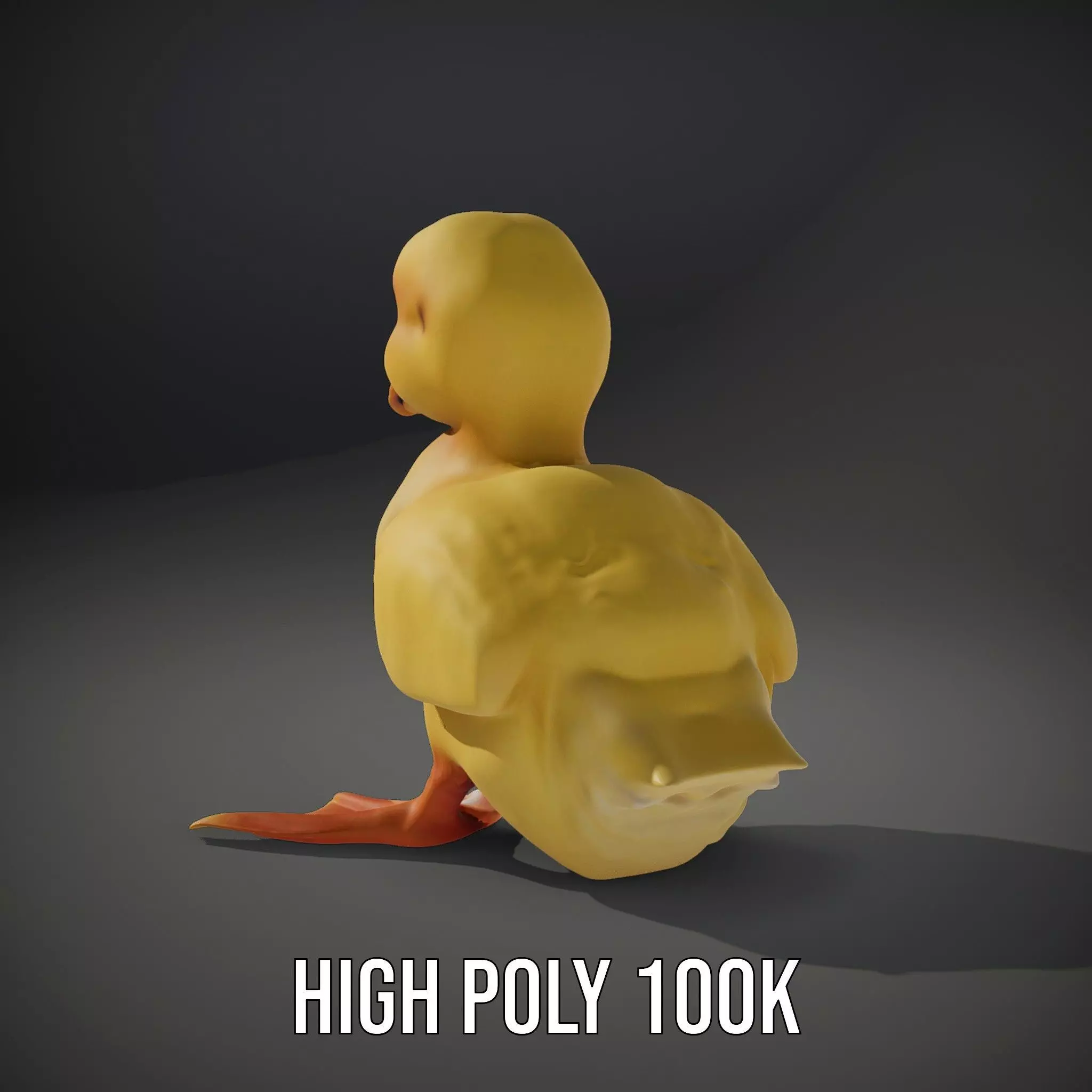 Cute Duckling model pack Low-poly 3D model_8