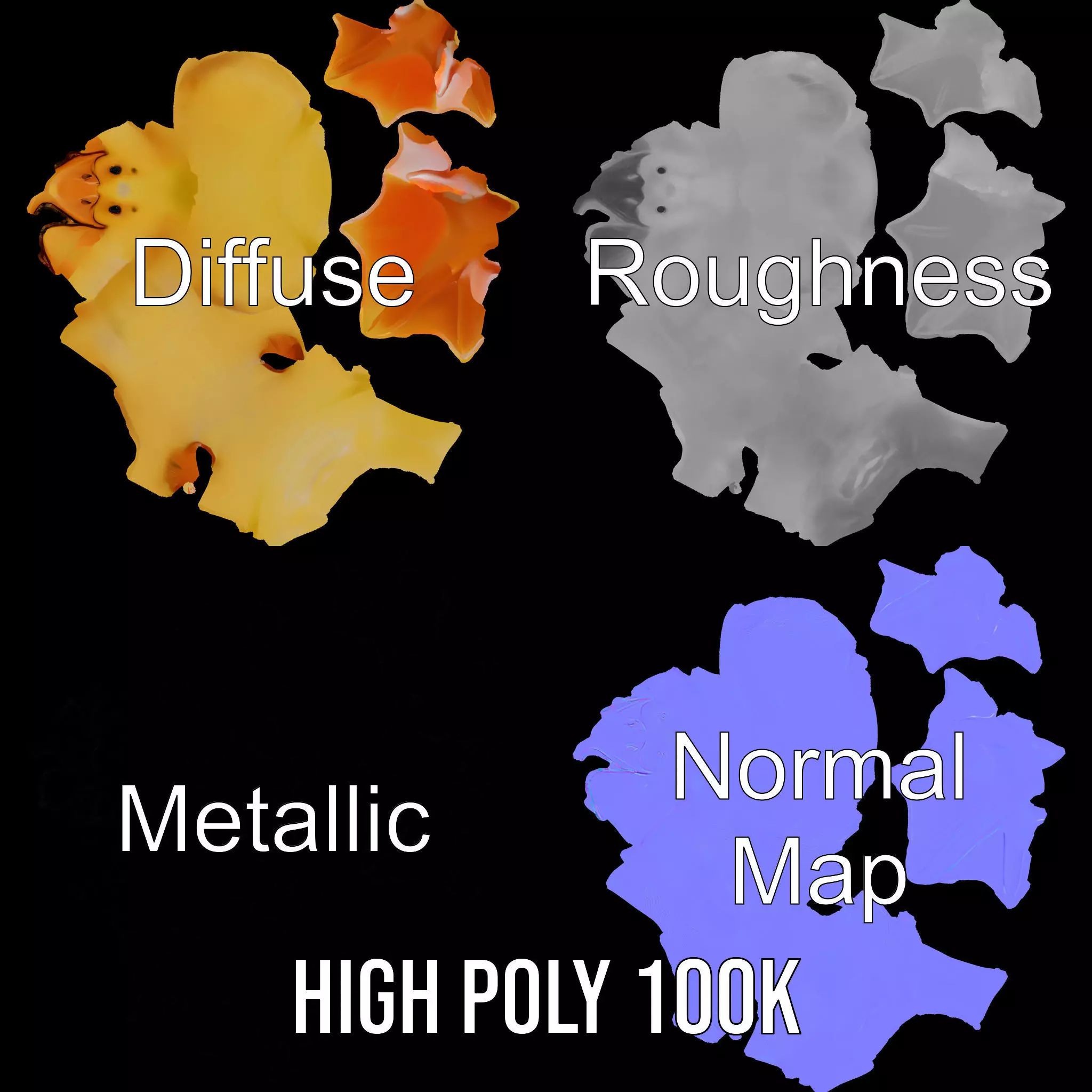 Cute Duckling model pack Low-poly 3D model_3