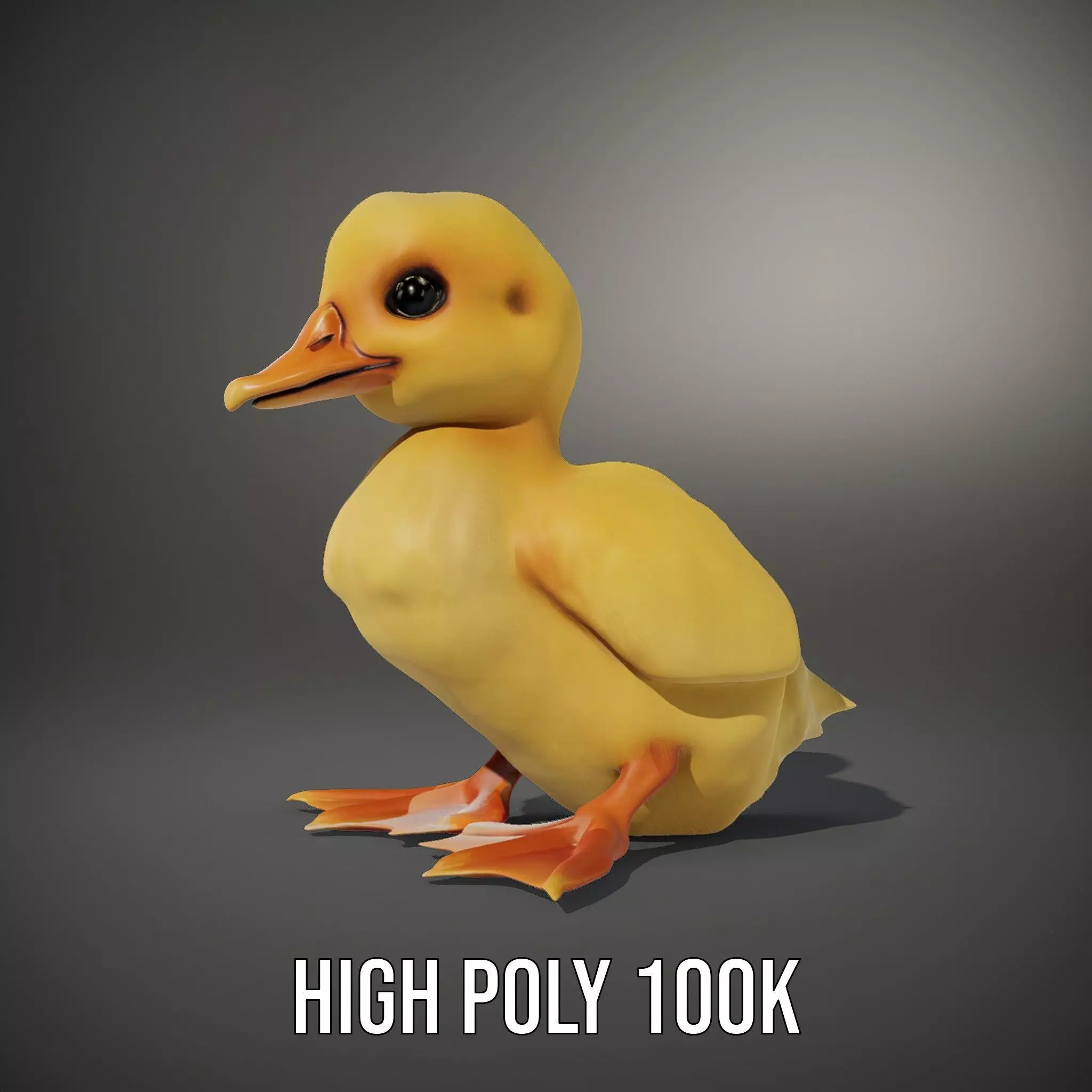 Cute Duckling model pack Low-poly 3D model_10
