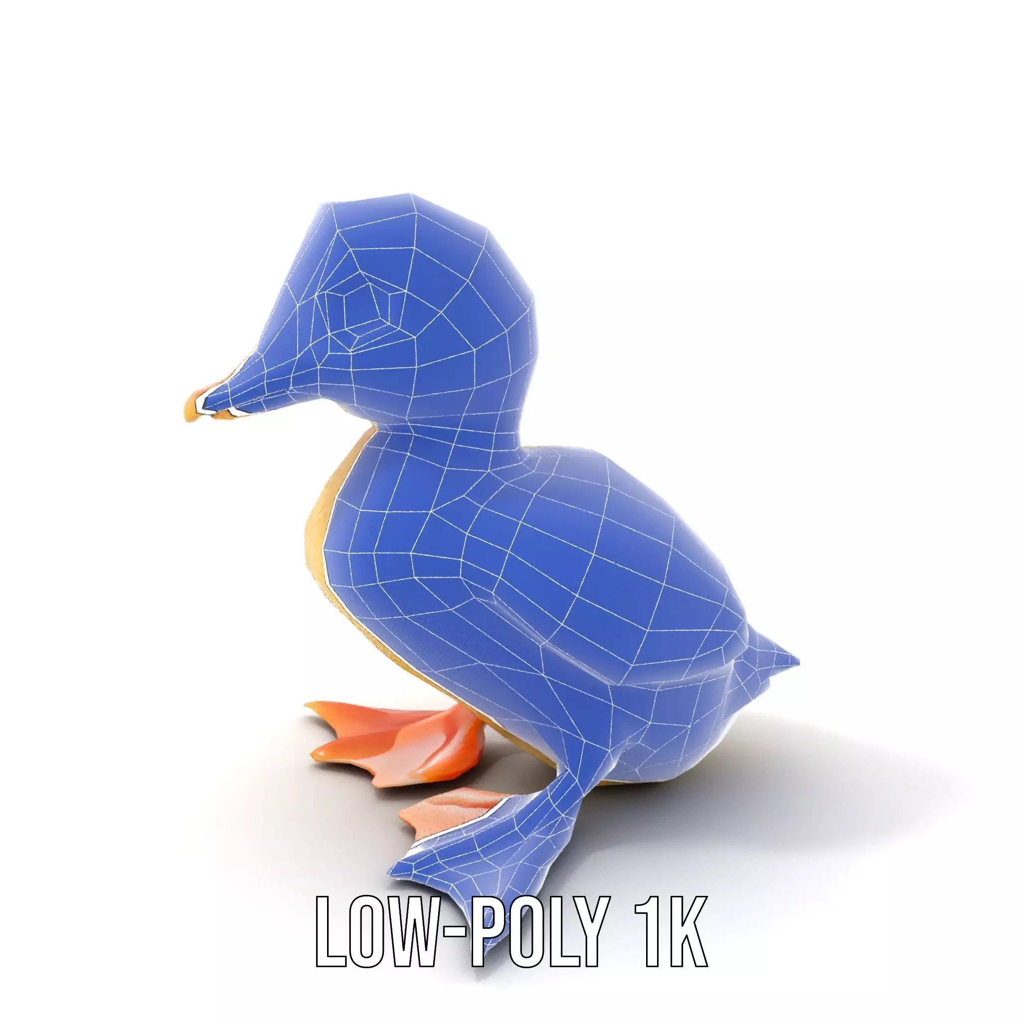 Cute Duckling model pack Low-poly 3D model_26