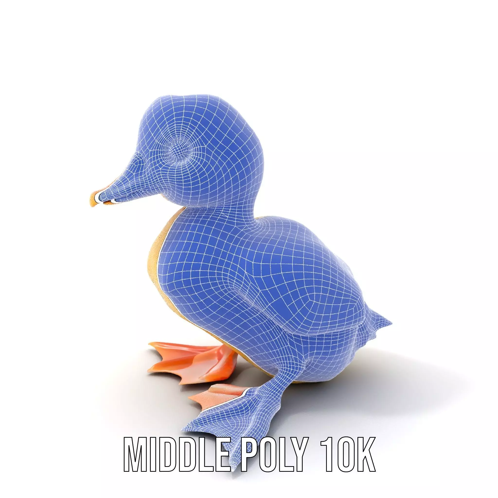 Cute Duckling model pack Low-poly 3D model_6