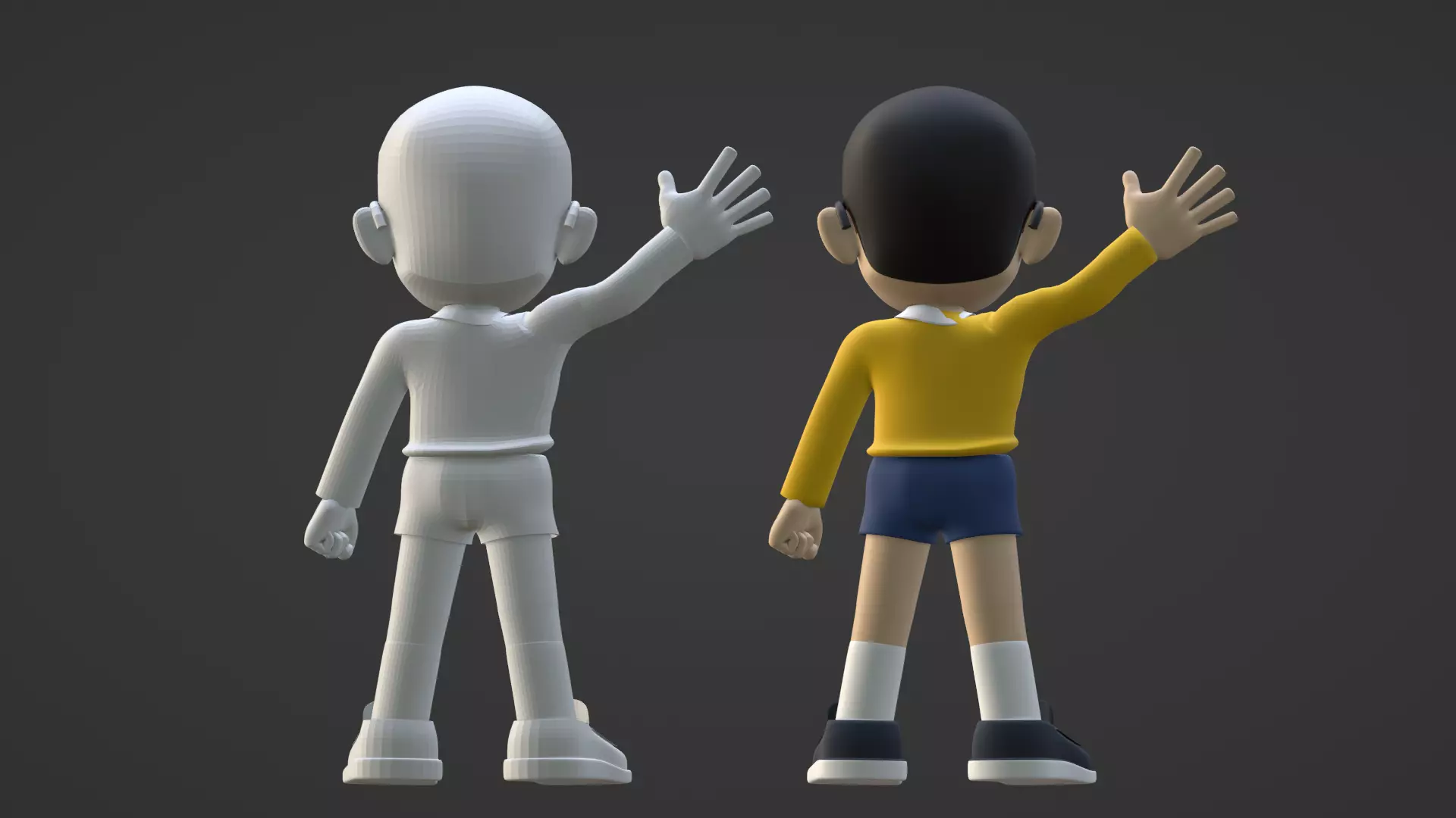 Nobita - Doraemon 3D model_17