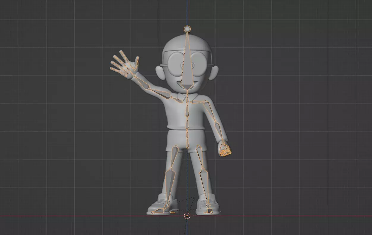 Nobita - Doraemon 3D model_13