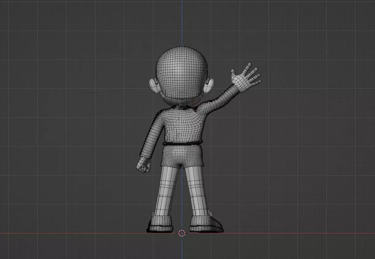 Nobita - Doraemon 3D model_11