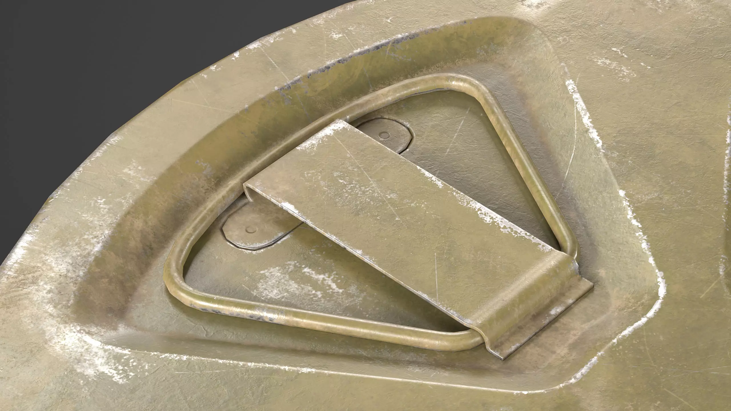 M6 Anti-Tank Mine Low-poly 3D model_7