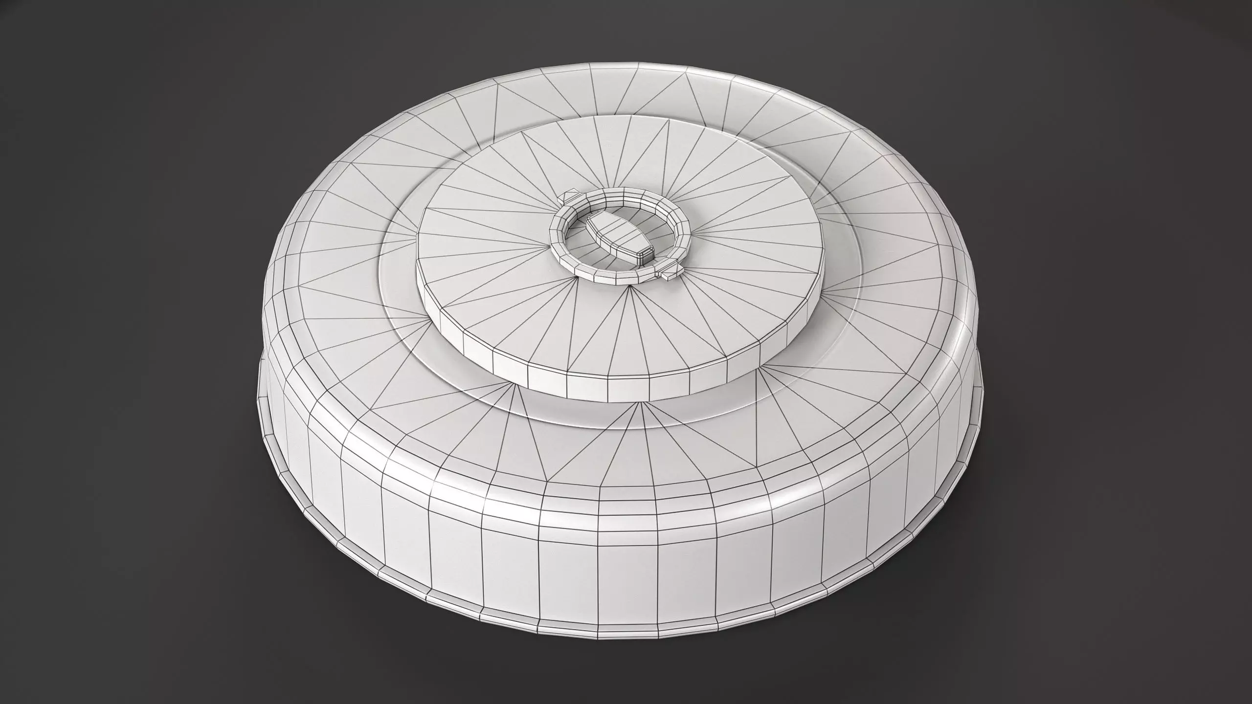 M6 Anti-Tank Mine Low-poly 3D model_1