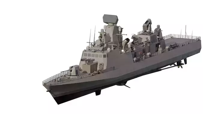 Guided missile navy corvette