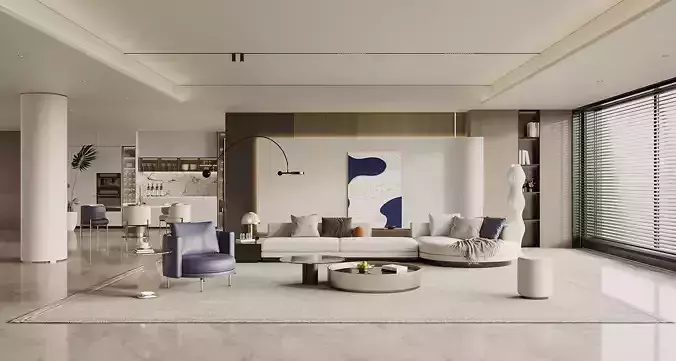 Modern apartament scene