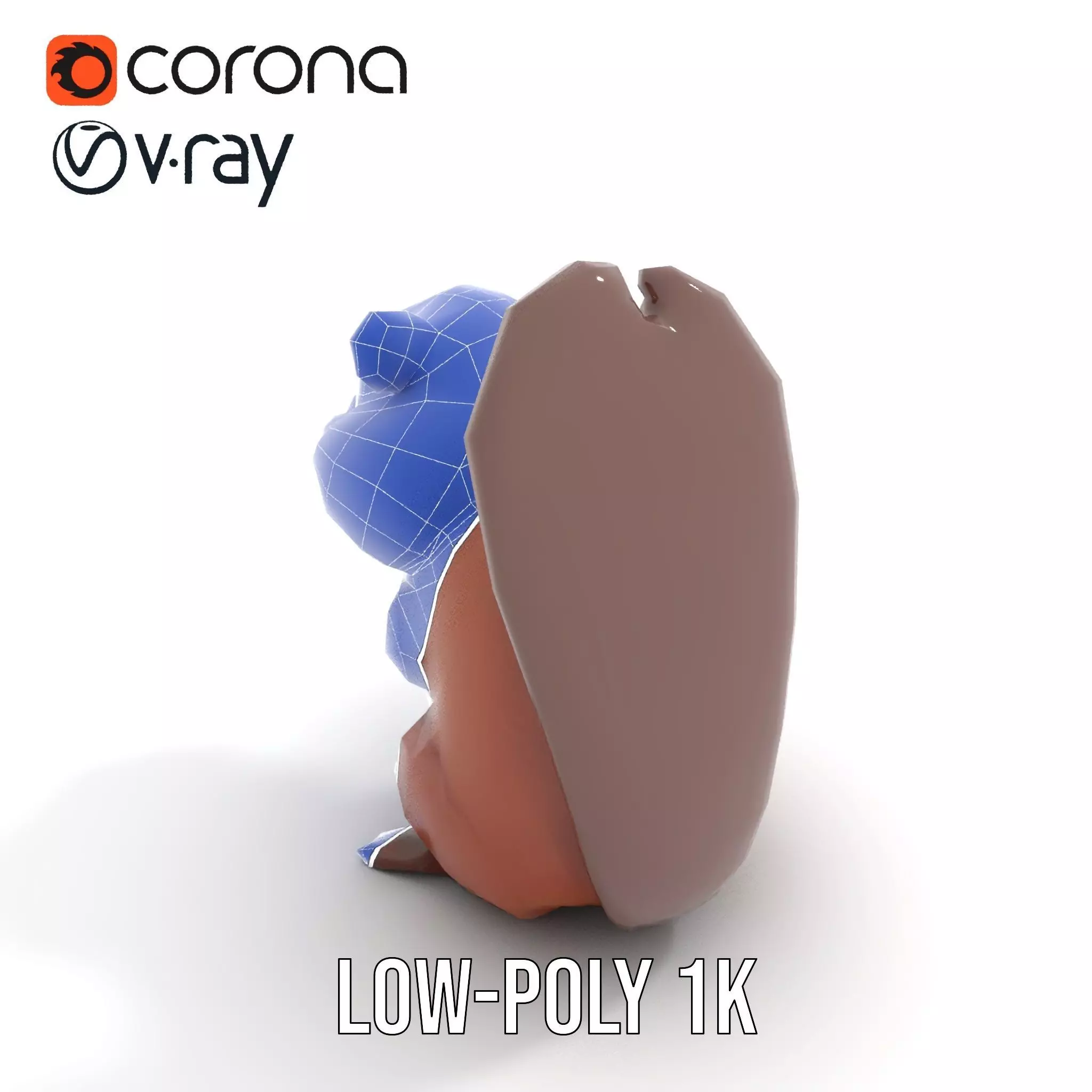 Playful Brown Beaver model pack Low-poly 3D model_30