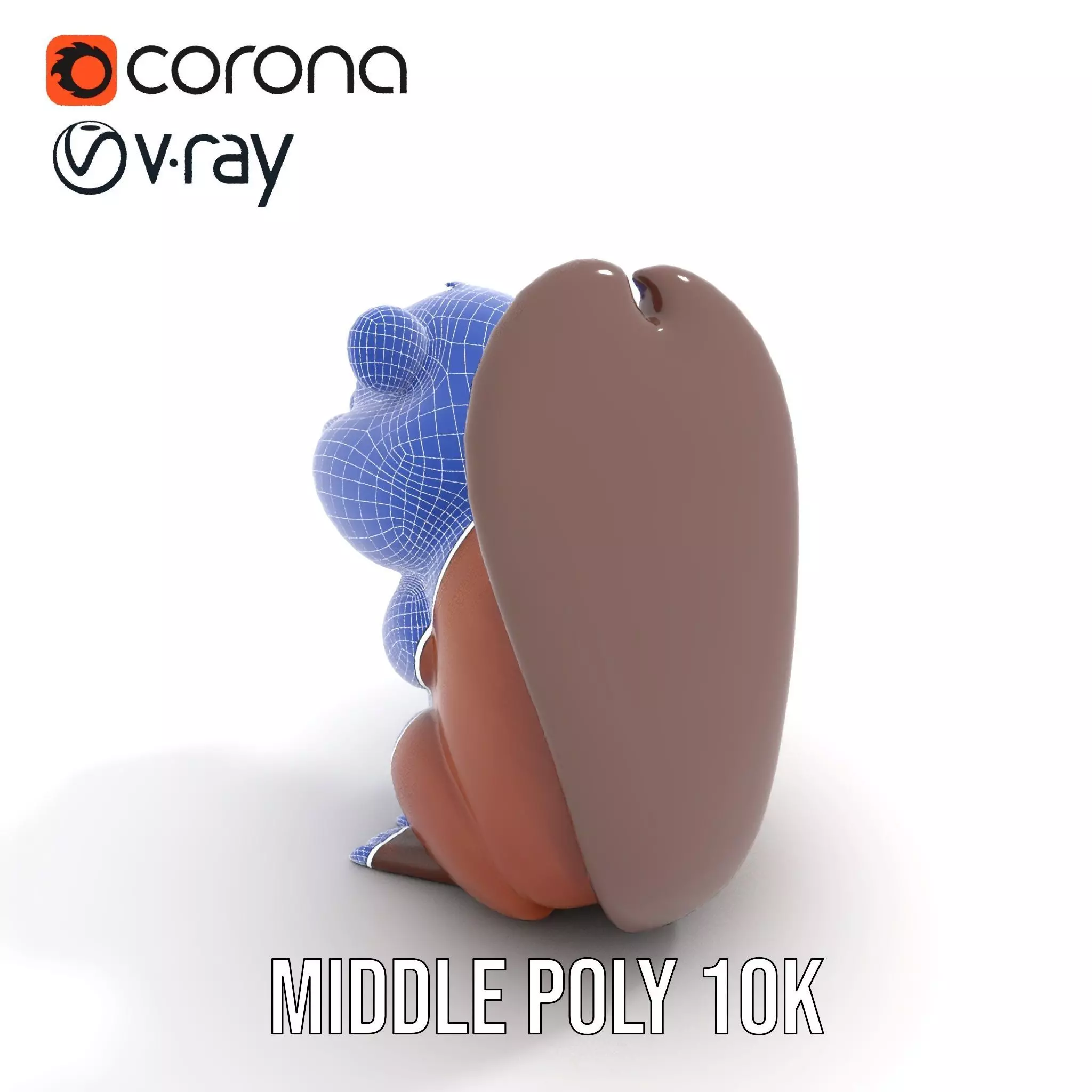 Playful Brown Beaver model pack Low-poly 3D model_15