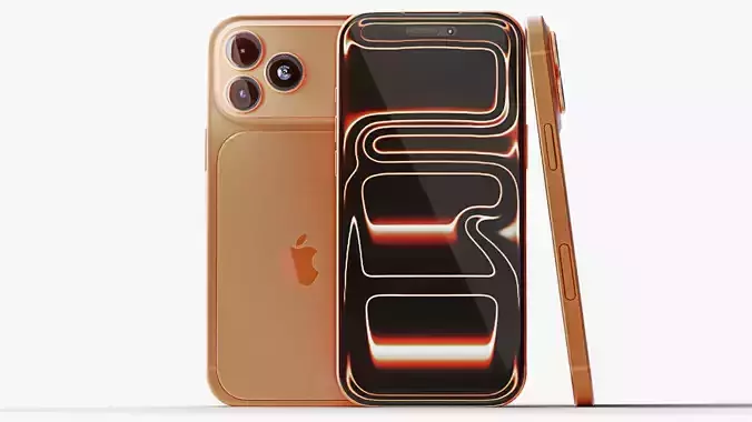 iPhone 17 Pro Max Orange Cosmic