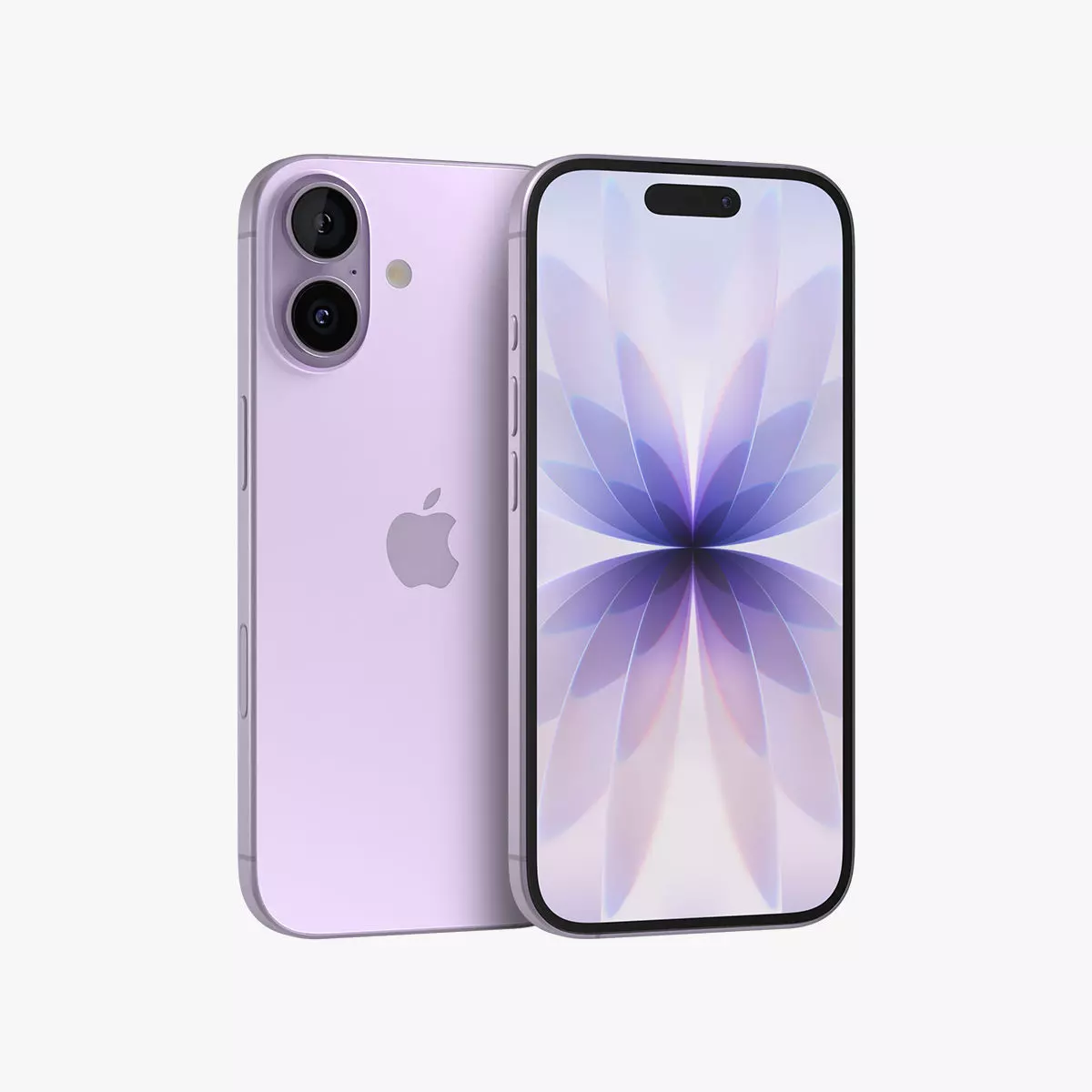 Apple iPhone 17 Lavender 3D model_0