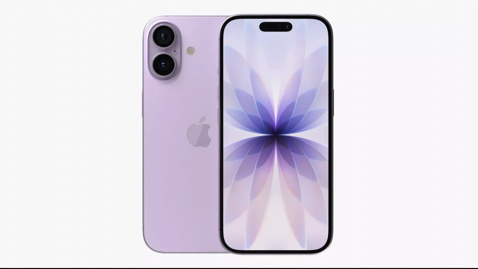 Apple iPhone 17 Lavender 3D model_1