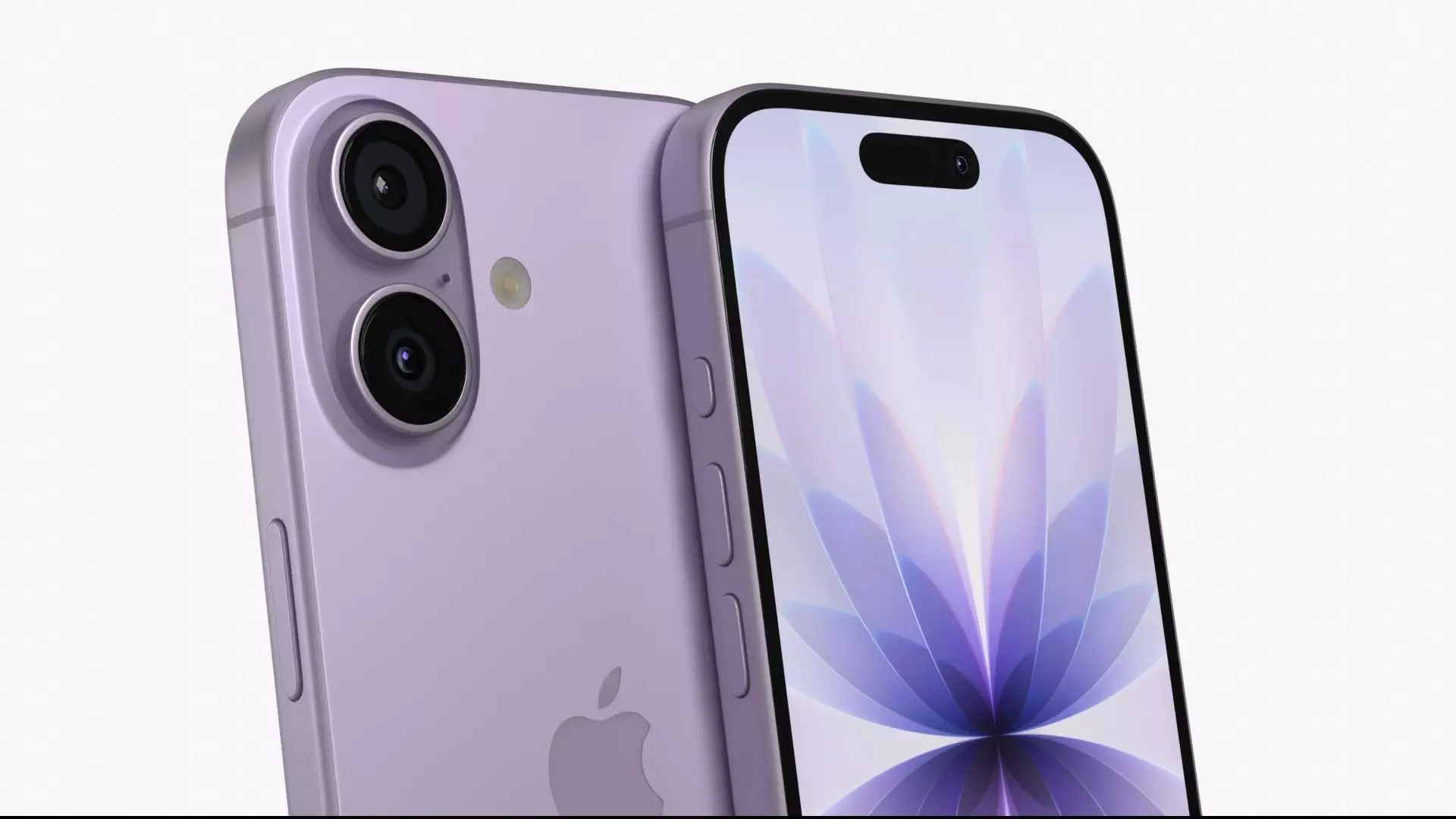 Apple iPhone 17 Lavender 3D model_3