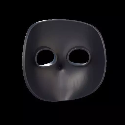 Colorful Anime-Style Mask 3D print model_9