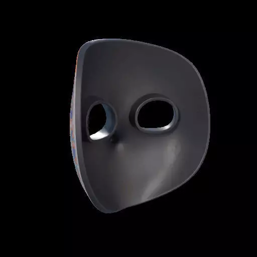 Colorful Anime-Style Mask 3D print model_11