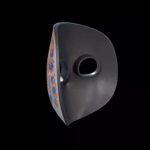 Colorful Anime-Style Mask 3D print model_12