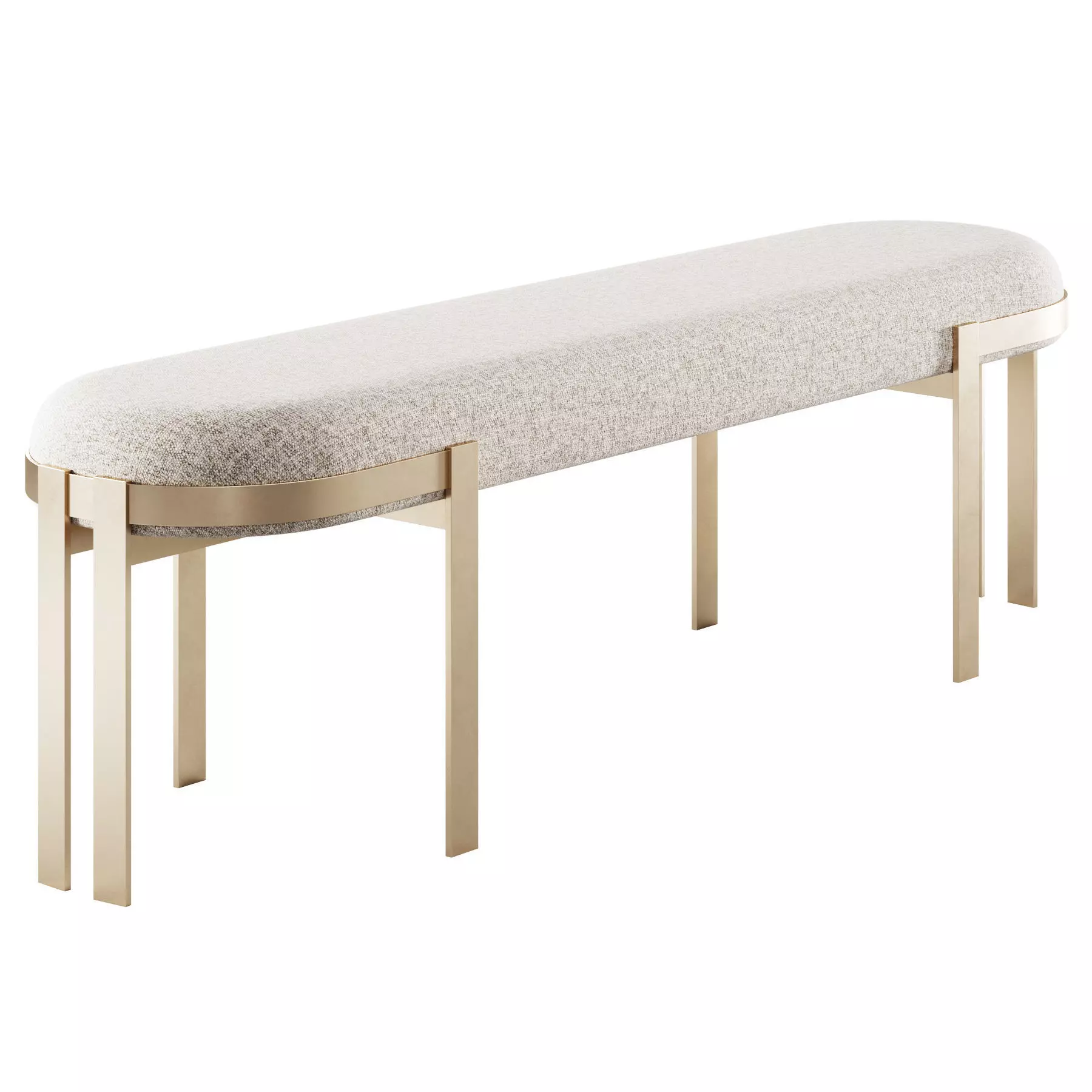 Elliott Bench By Kelly Wearstler 3D model_1