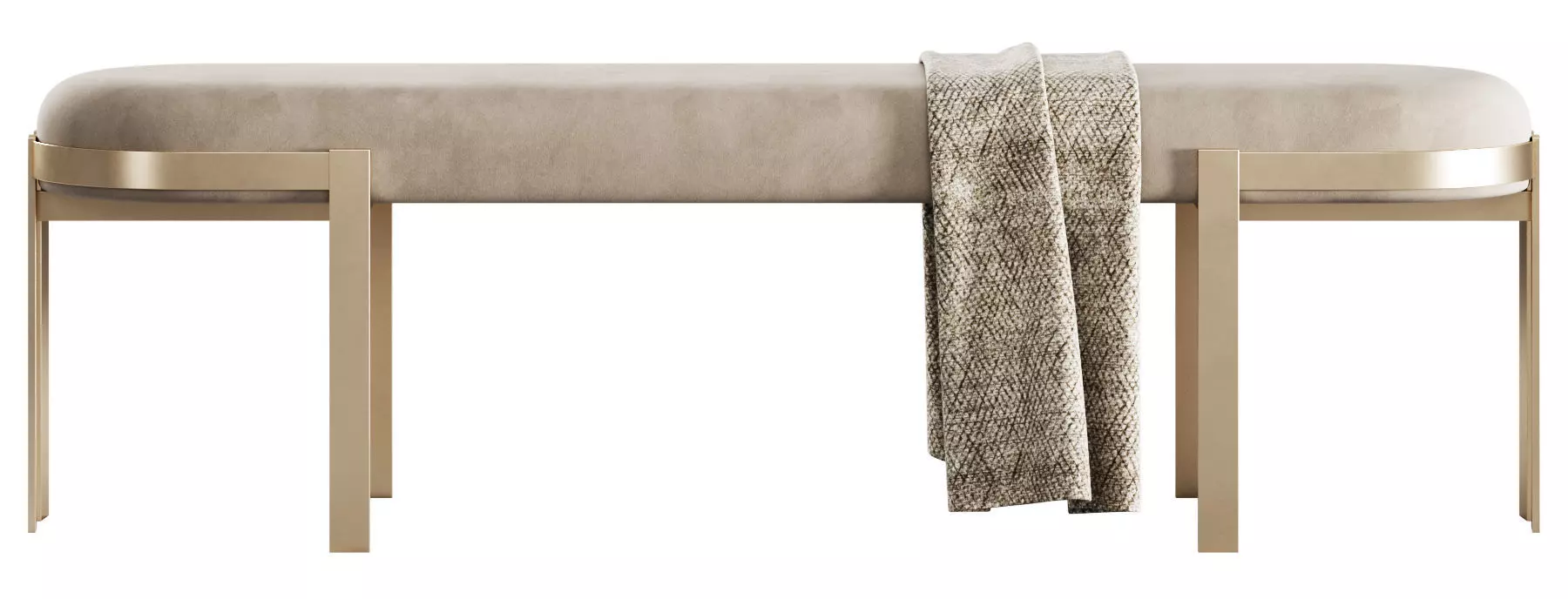 Elliott Bench By Kelly Wearstler 3D model_6