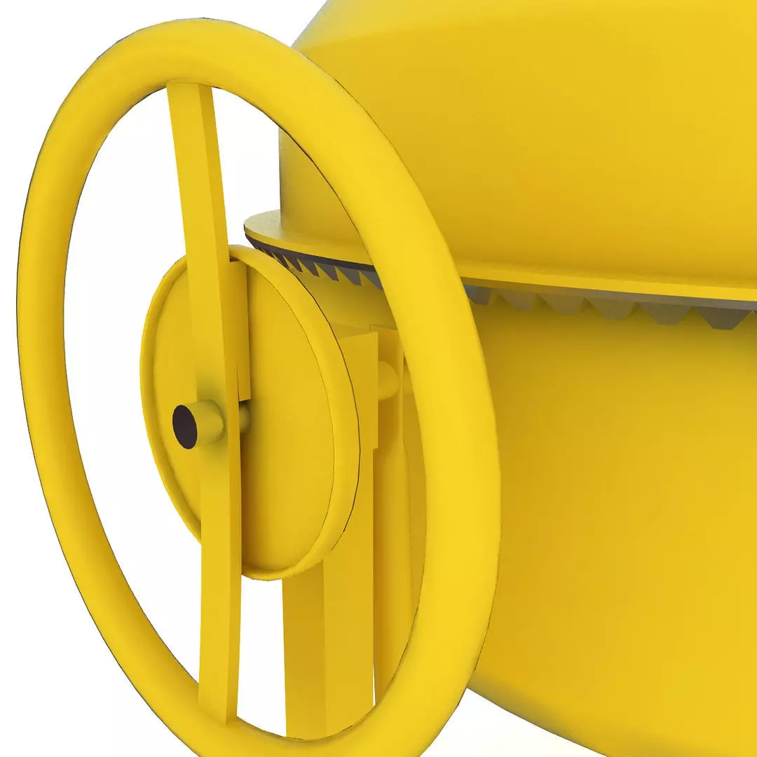 Concrete Mixer 3D model_5