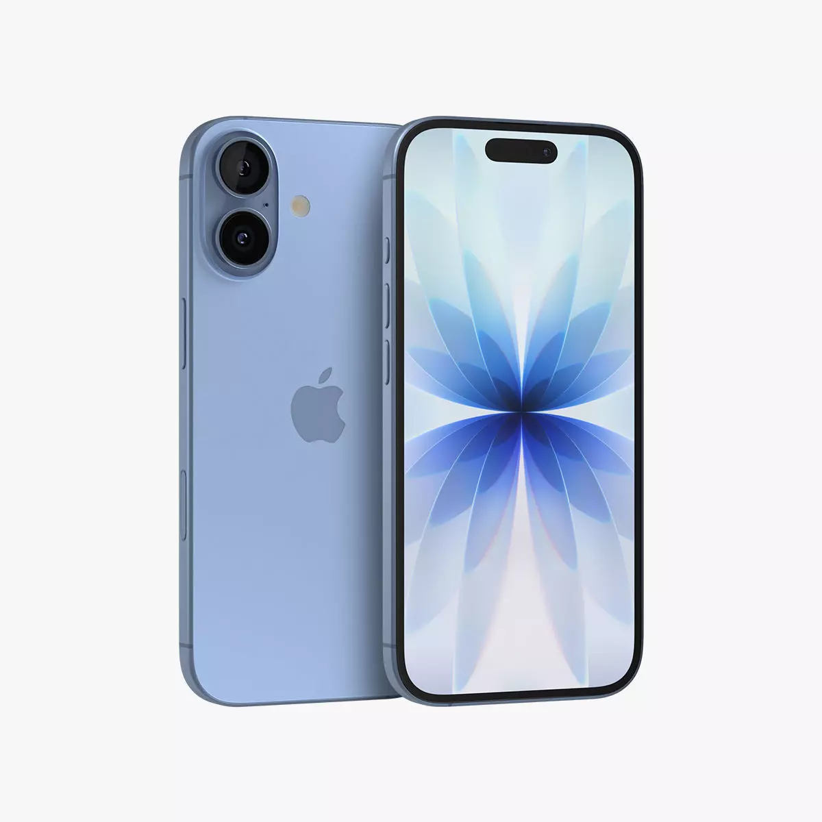 Apple iPhone 17 Mist Blue 3D model_0