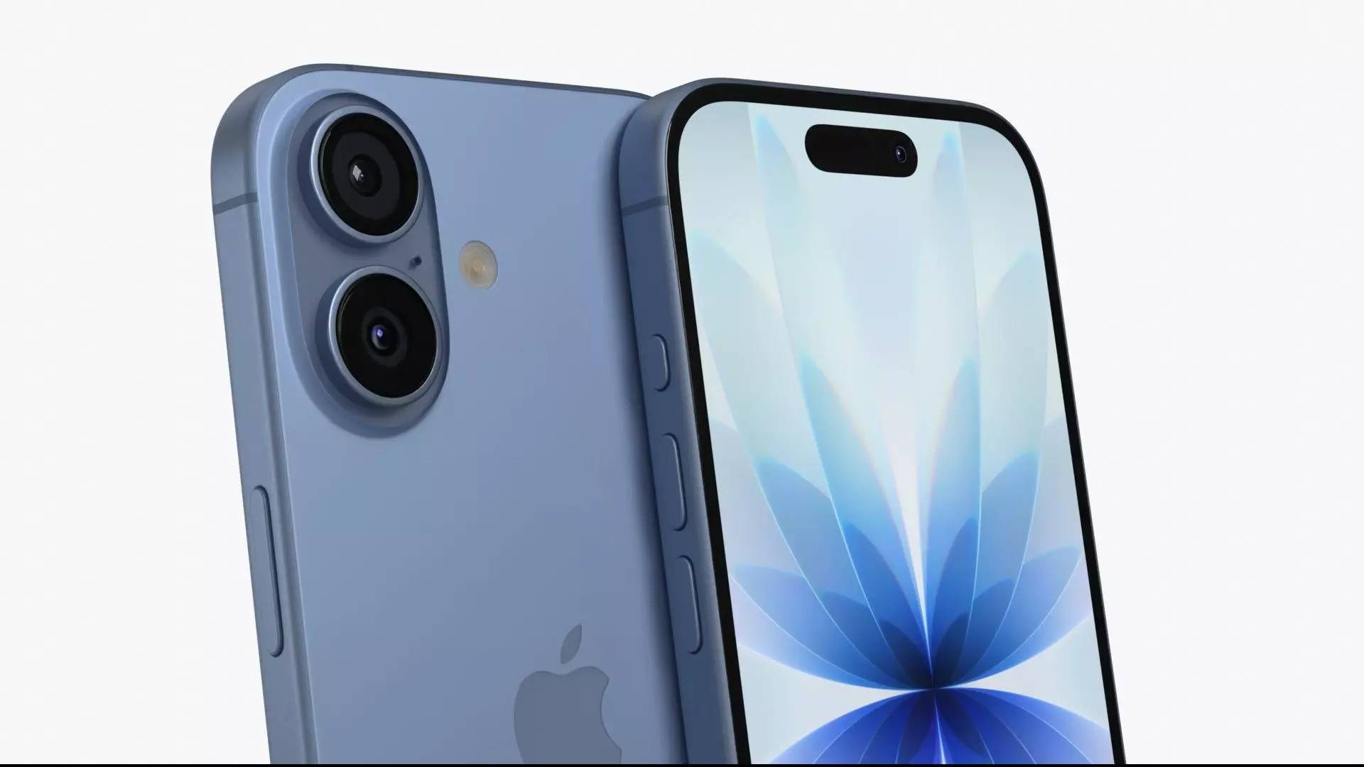 Apple iPhone 17 Mist Blue 3D model_3