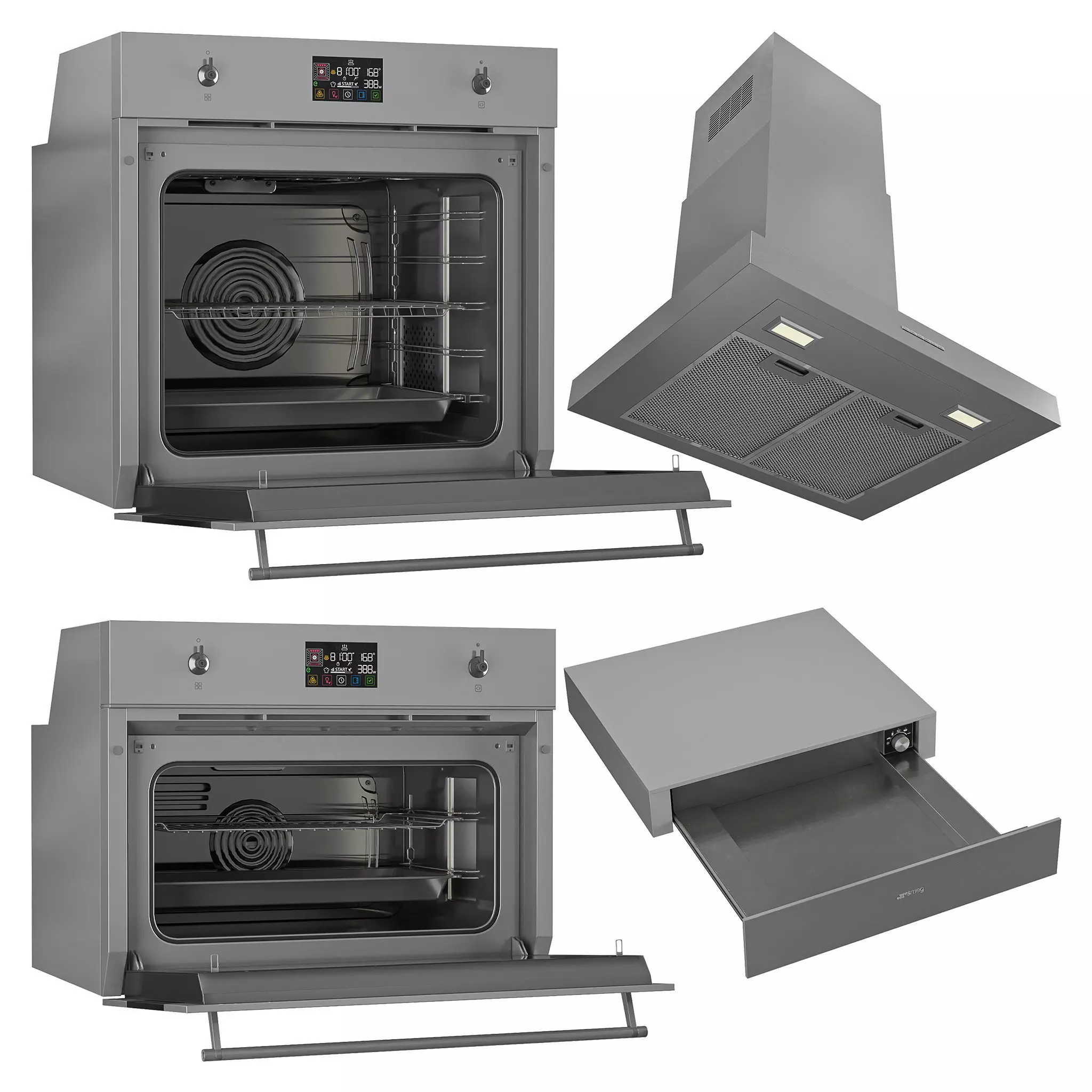 Smeg Appliance Collection S02 3D model_4