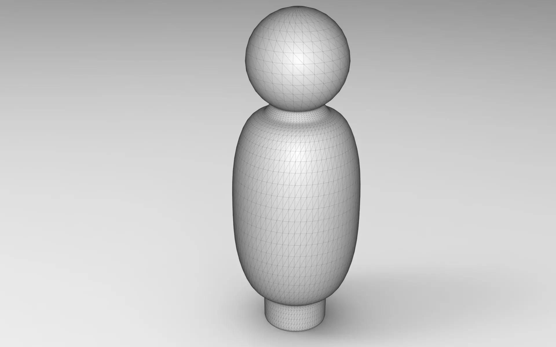 Los Vase Low-poly 3D model_5